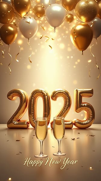 تهنئة السنة الجديدة صور تهنئة بالعام الجديد 2025 Happy New Year للاصدقاء والاهل رسائل مكتوبة جاهزة للارسال