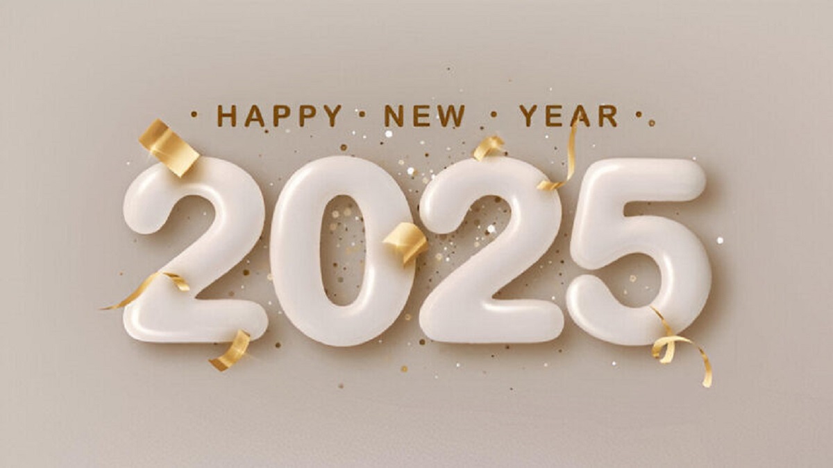 “Happy New Year” .. تهنئة رأس السنة الميلادية 2025 لمشاركتها مع الأهل والأصدقاء والتعبير عن الحب في بداية العام الجديد