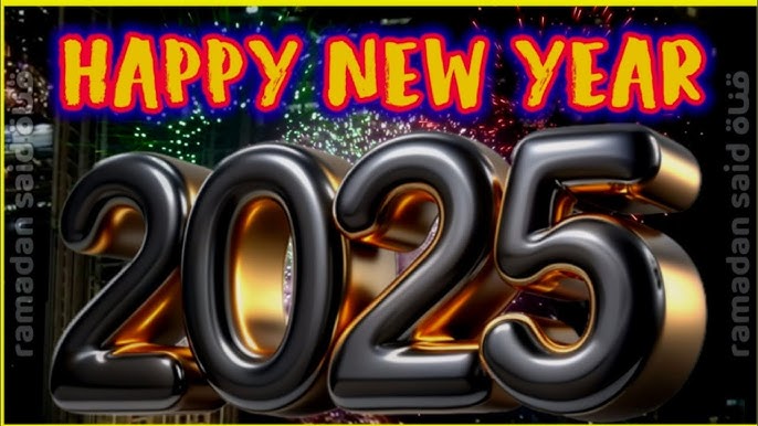 صور تهنئة رأس السنة 2025 انجليزي وعربي للأهل والأصدقاء.. Happy New Year