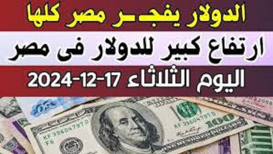 سعر الدولار اليوم مقابل الجنيه المصرى الثلاثاء 17-12-2024.. استقرار تام للبيع والشراء في البنوك