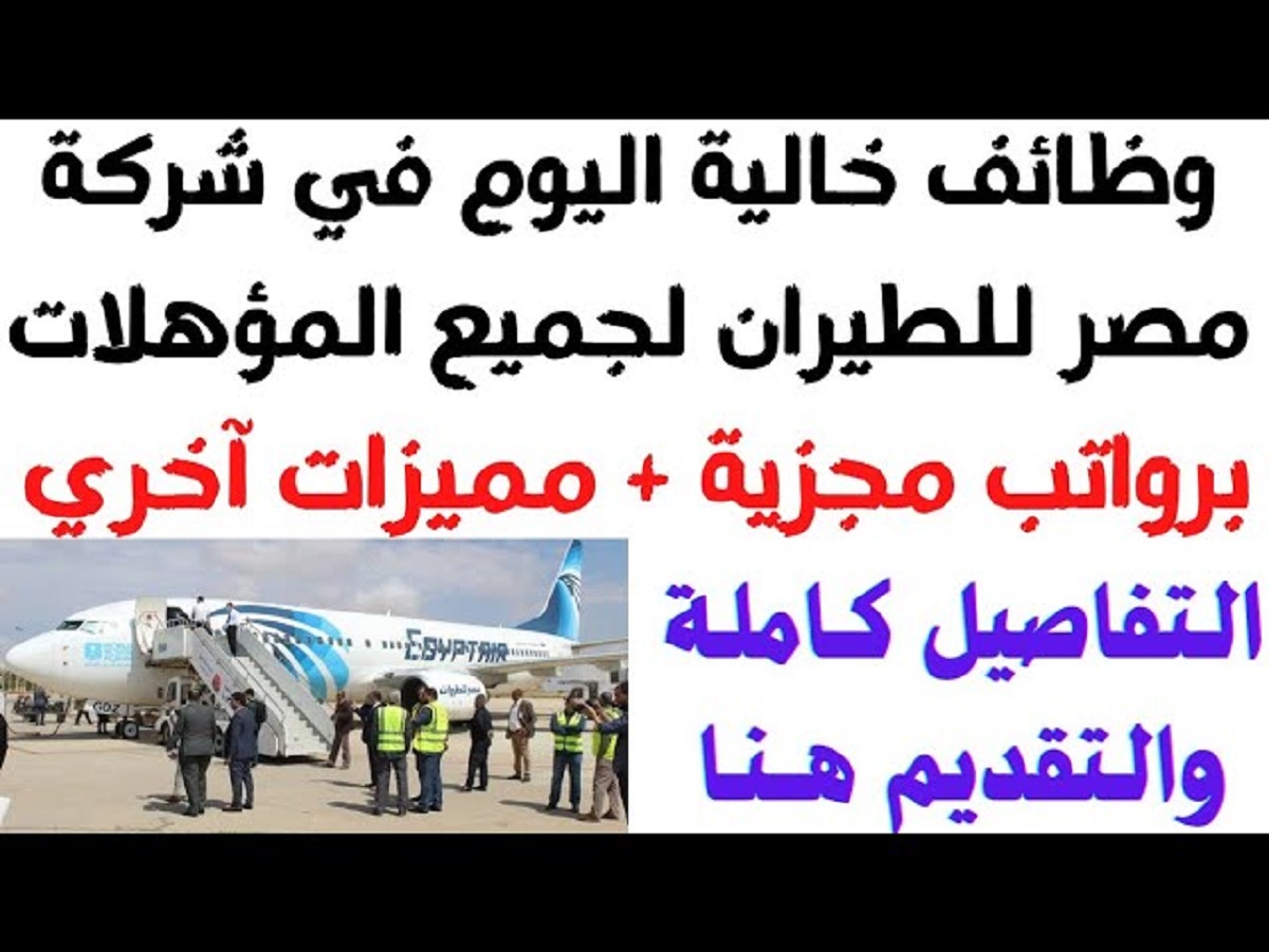 “التقديم خلال أيام” .. وظائف شركة مصر للطيران 2024 .. تعرف على الشروط والمستندات المطلوبة