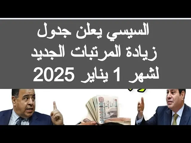 المالية تُعلن.. موعد صرف مرتبات شهر يناير 2025 لجميع العاملين بالقطاع العام  وجدول الحد الأدني للأجور