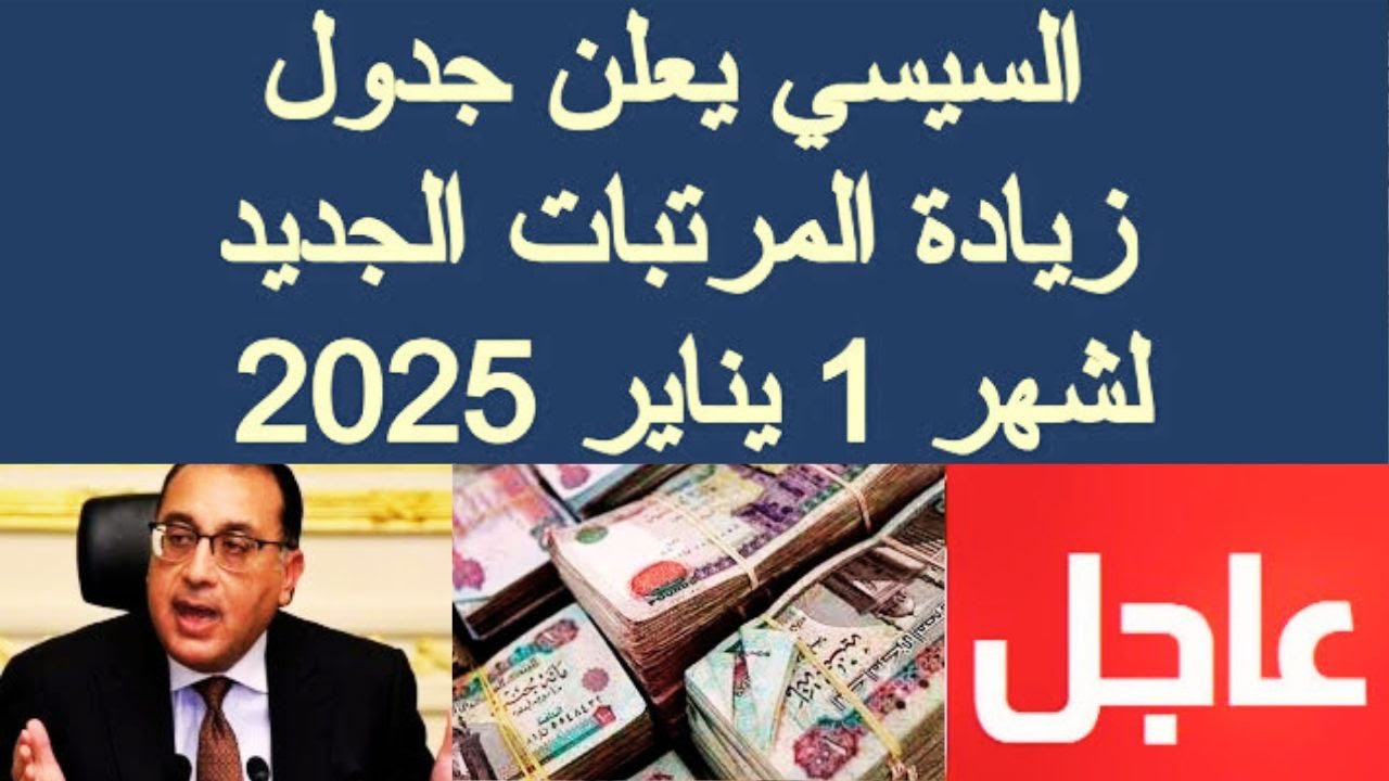 “هام ورسمياً” وزارة المالية توضح.. اخر اخبار زيادة المرتبات 2025 وموعد صرف رواتب شهر يناير للقطاع الحكومي