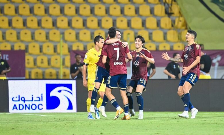 فوز الوحدة والوصل بالدوري الإماراتي