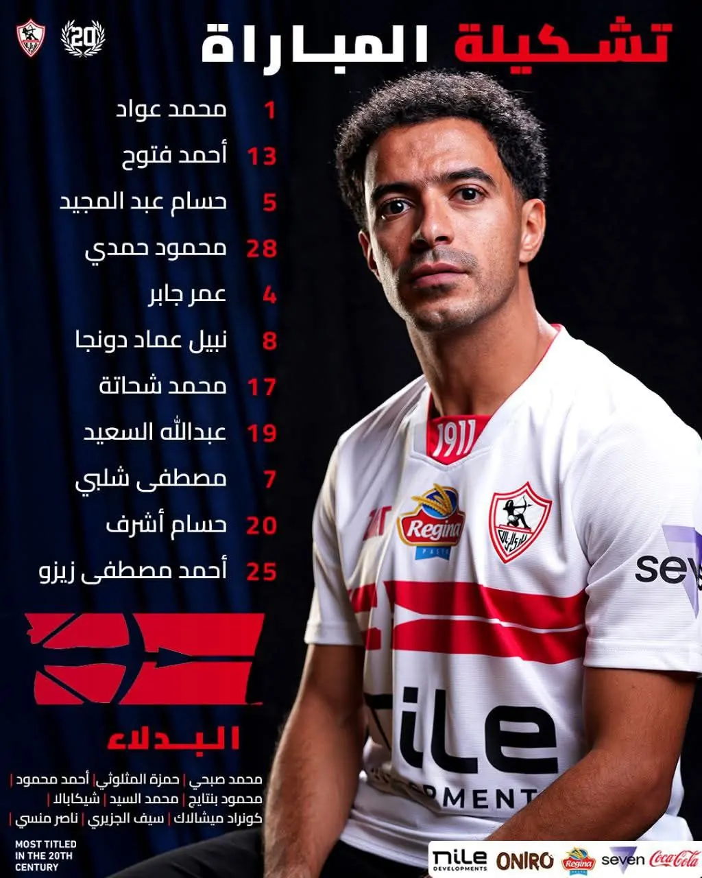 تشكيل الزمالك اليوم ضد فريق الحدود في ثامن الجولات بالدوري المصري الممتاز 2024-2025