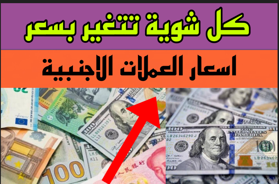 أسعار العملات اليوم الأربعاء مقابل الجنية المصري في مختلف البنوك