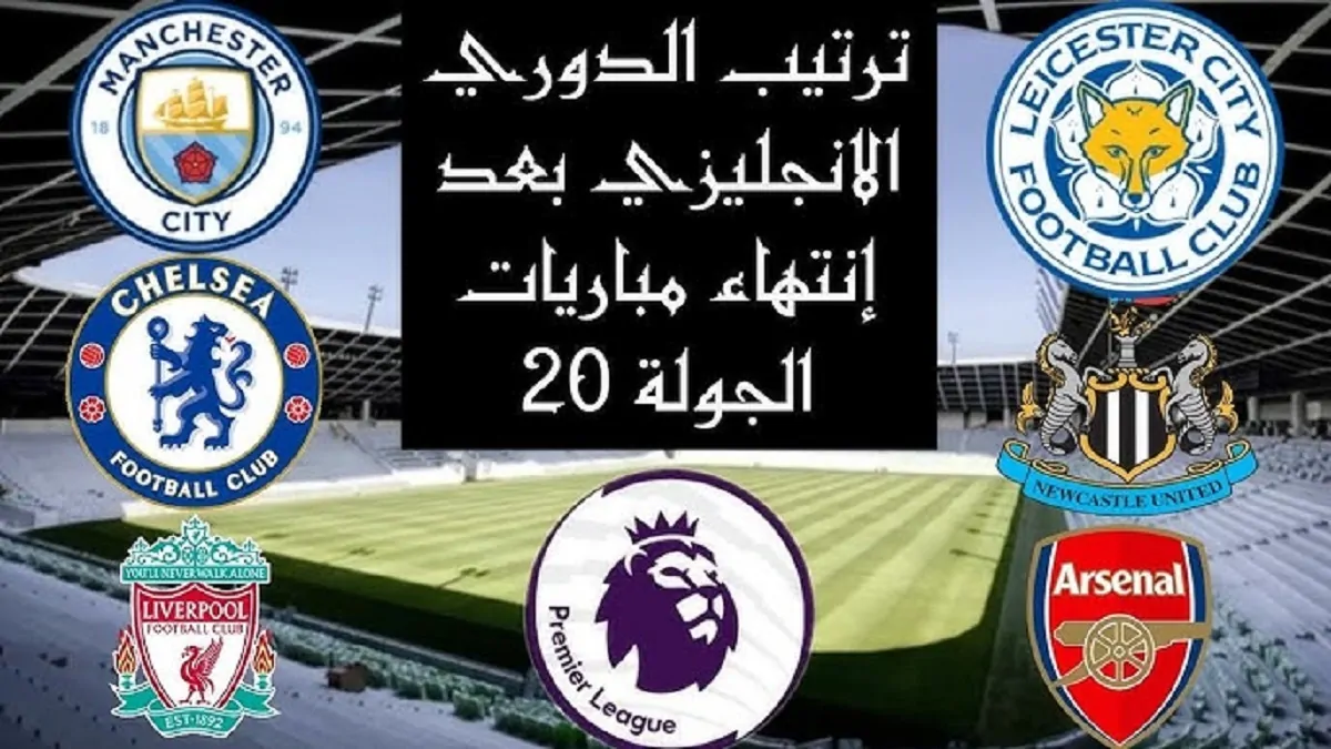 ترتيب الدوري الانجليزي 2024-2025 قبل بداية الجولة الـ 21 .. ليفربول يحلق منفرداً في الصدارة