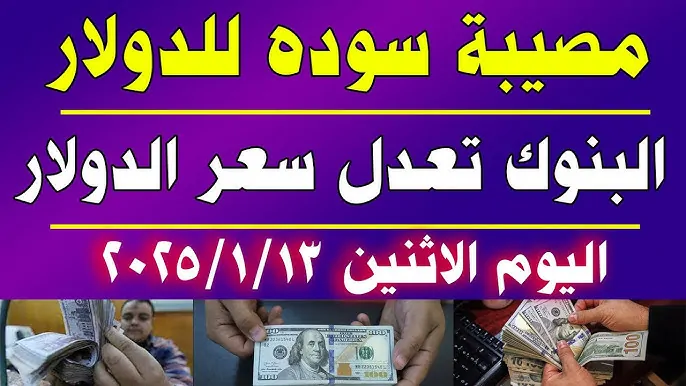 سعر الدولار اليوم مقابل الجنيه المصري الأثنين 13-1-2025 بالبنوك والسوق السوداء