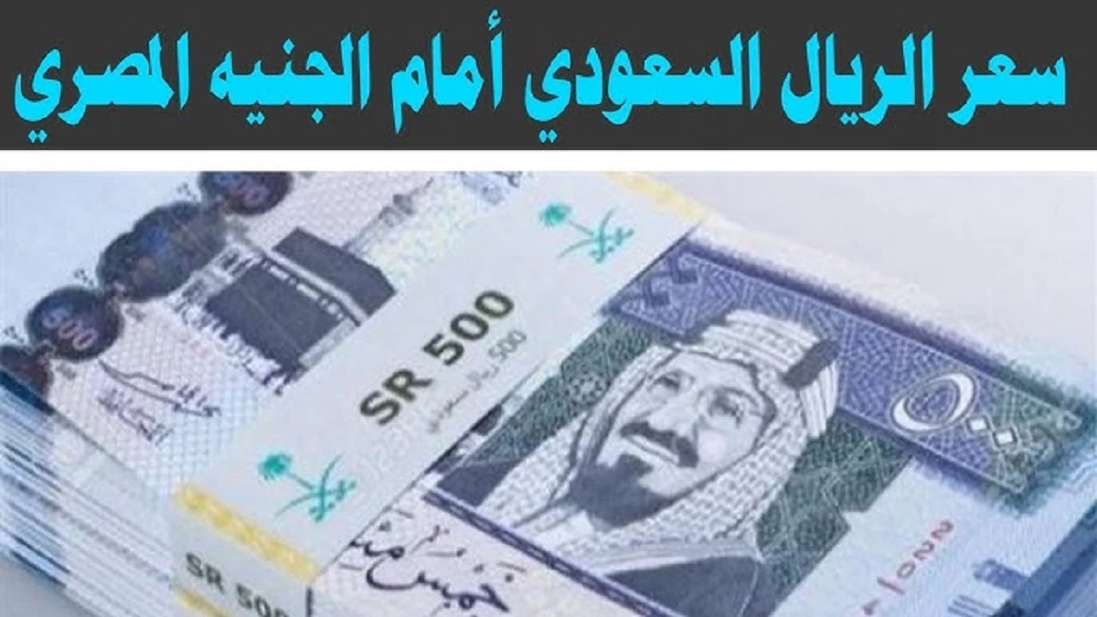 سعر الريال السعودي مقابل الجنيه المصري اليوم يتراجع للشراء و للبيع في السوق الموازي