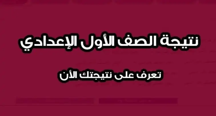 ”مبروك النجاح”.. رابط نتيجة الصف الأول الإعدادي برقم الجلوس والاسم eduserv.cairo.gov.eg