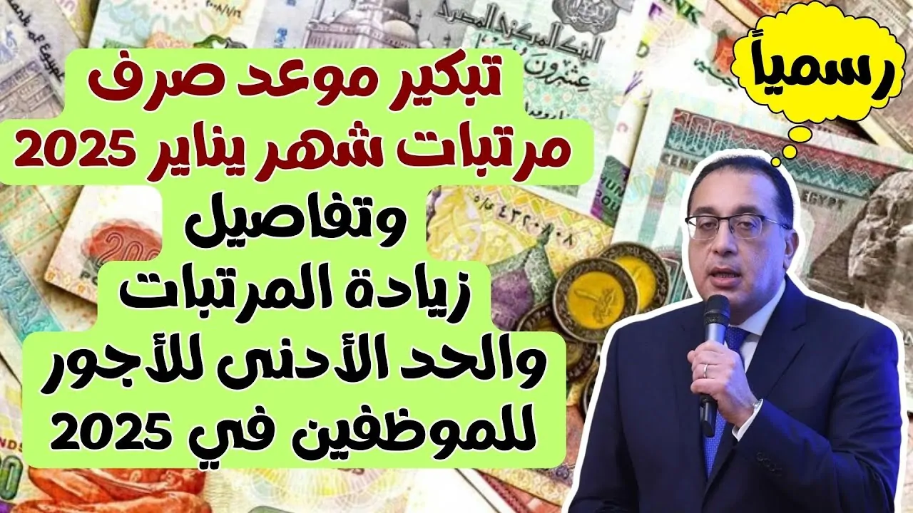 المالية المصرية تُعلن تفاصيل جدول زيادة الحد الأدنى للأجور الجديد 2025 لجميع العاملين بالدولة