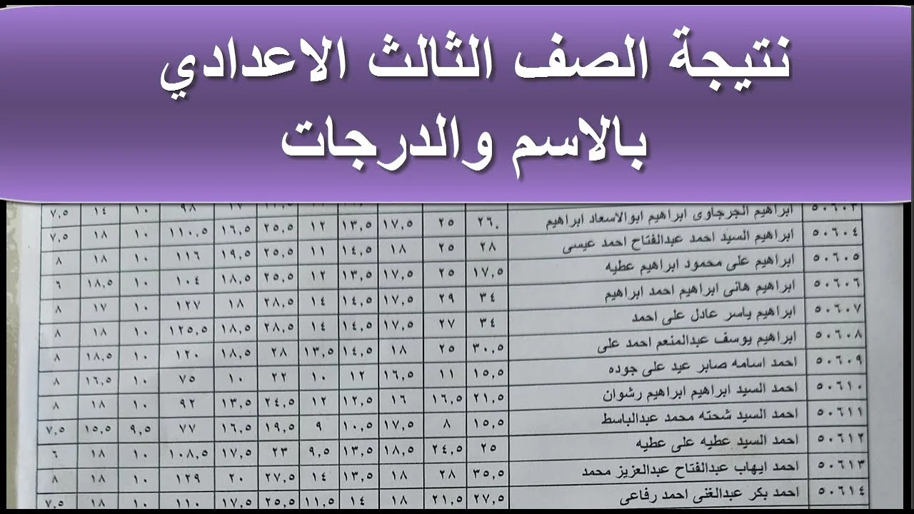 “إستعلم الان” نتيجة الصف الثالث الابتدائي بالاسم 2025 عبر بوابة التعليم الاساسي eduserv.cairo.gov.eg