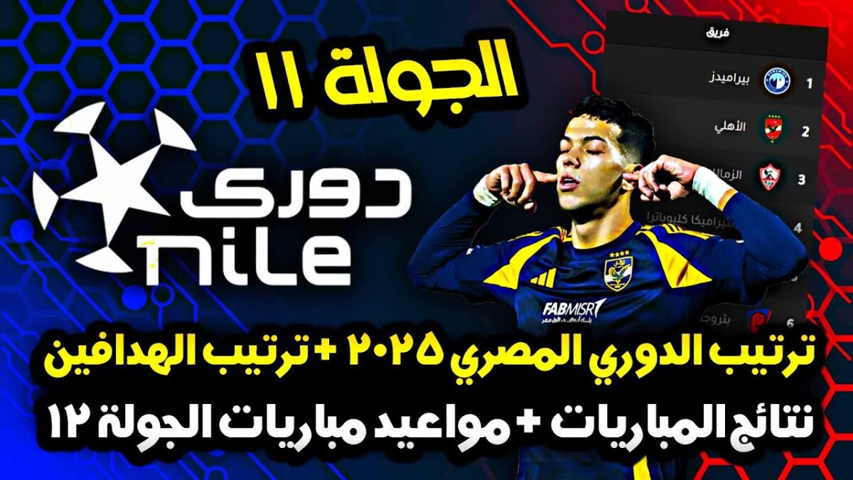 ترتيب الدوري المصري