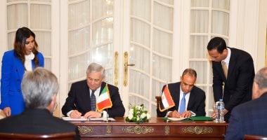مصر وإيطاليا توقعان مذكرة تفاهم.. الطاقة وتصدير العمالة بمقدمة مجالات التعاون