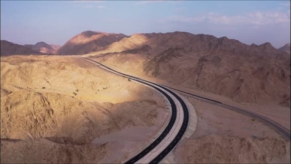 الممر اللوجيستي طابا-العريش| جهود وزارة النقل للمساهمة في تحقيق التنمية بـ سيناء
