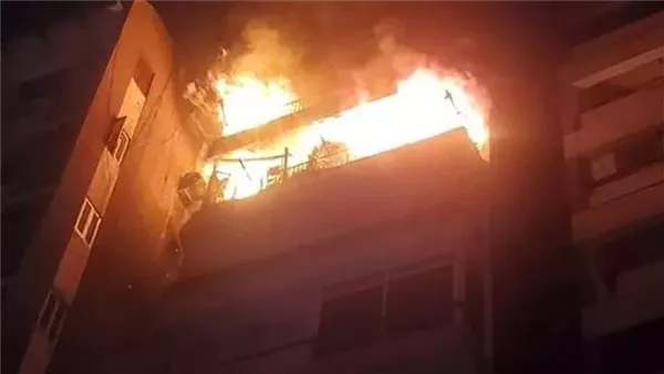 ارتفاع مصابي حريق شقة بحدائق الأهرام إلى 6 أشخاص مصابين باختناق