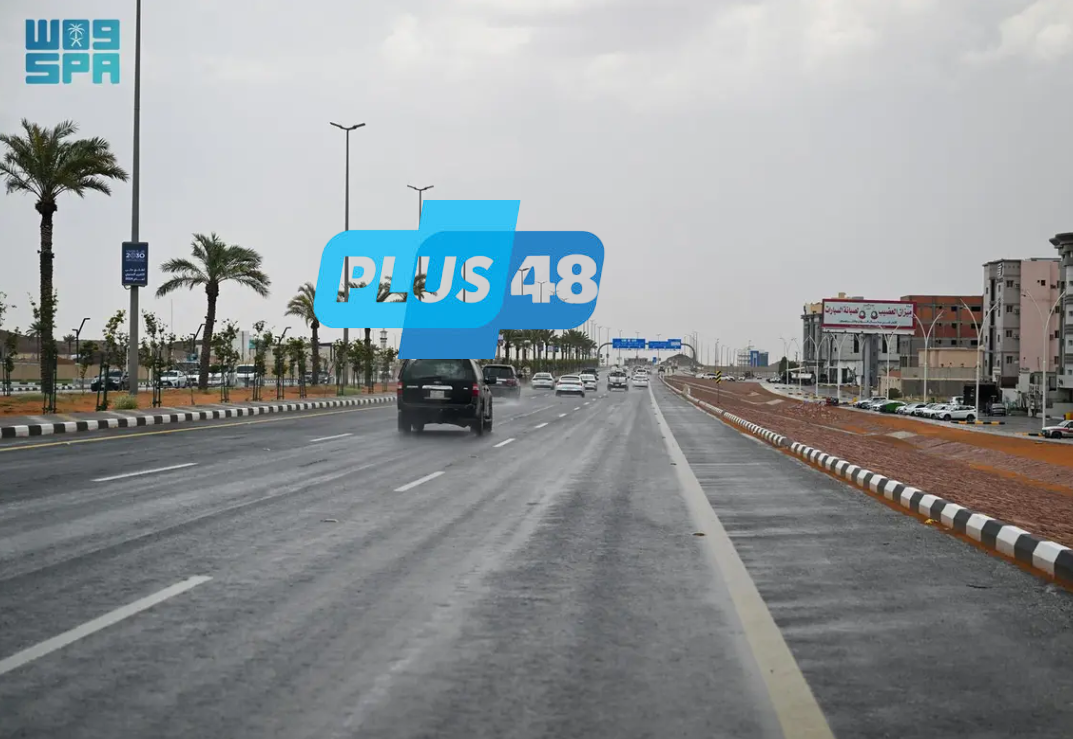 هطول أمطار على منطقة #حائل
