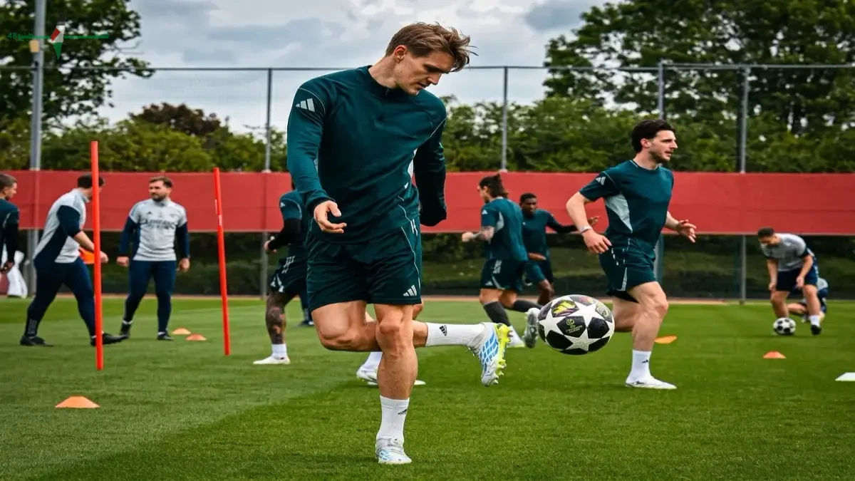 أرسنال بطل الدوري الممتاز يعود للتدريبات استعدادا للموقعة الأخيرة أمام كريستال بالاس في ختام الموسم
