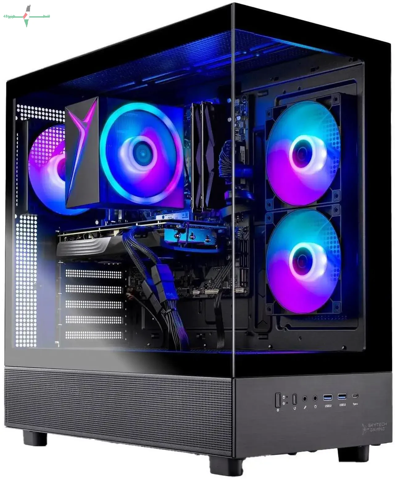 انخفاض سعر كمبيوتر الألعاب Skytech RTX 5070 إلى 1399.99 دولار في صفقة نيزوغيا الأفضل منذ شهر