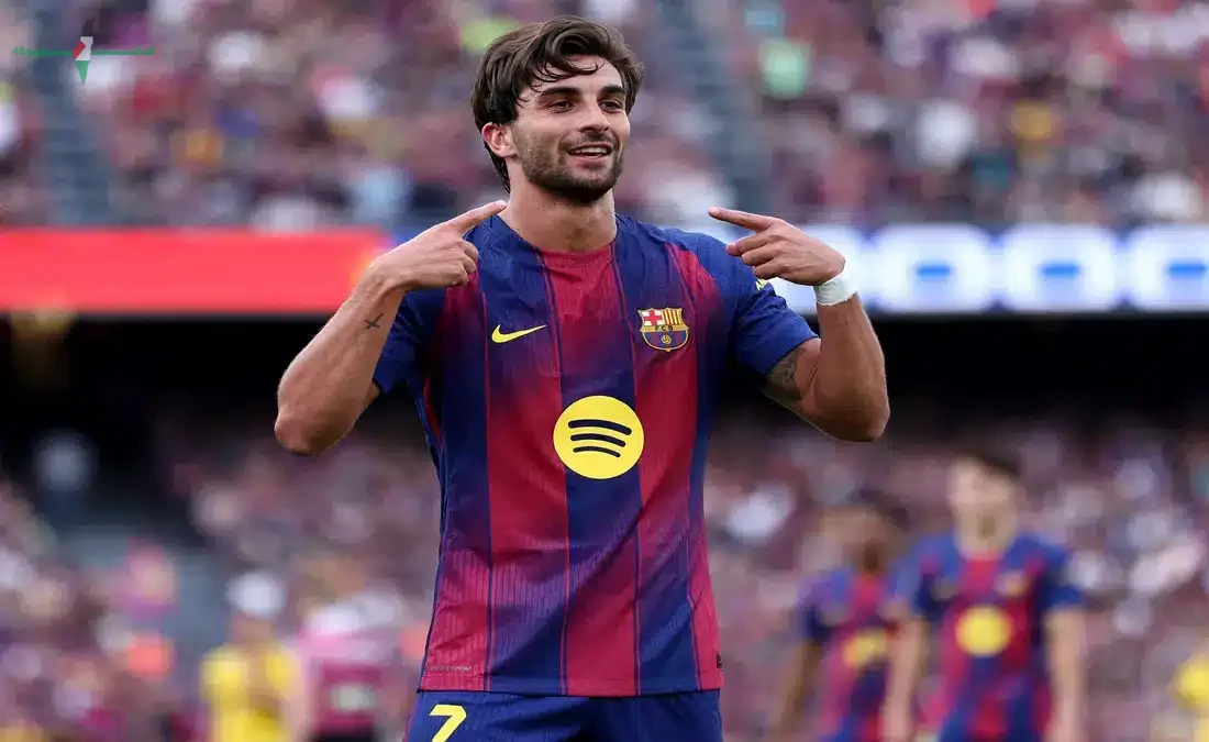 برشلونة يبعد فيران توريس عن مواجهة فالنسيا ضمن التعديلات بسبب التزامات المونديال