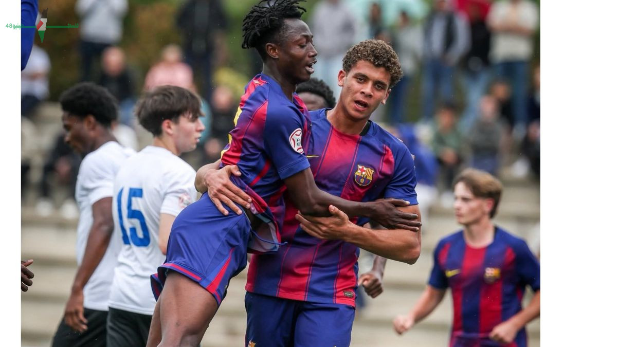 برشلونة يعبر عن دعمه لحمزة عبدالكريم بعد انضمامه إلى منتخب مصر في كأس العالم