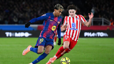 رد أتلتيكو مدريد على طموحات برشلونة في ضم ألفاريز وسط ضجة لامين جمال