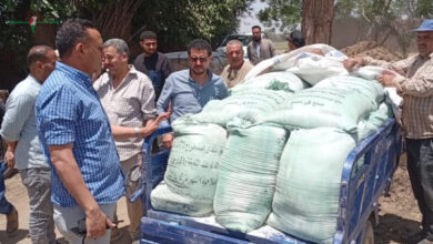 ضبط طن دقيق مدعم قبل بيعه بشكل غير رسمي في منطقة الشهداء بالمنوفية