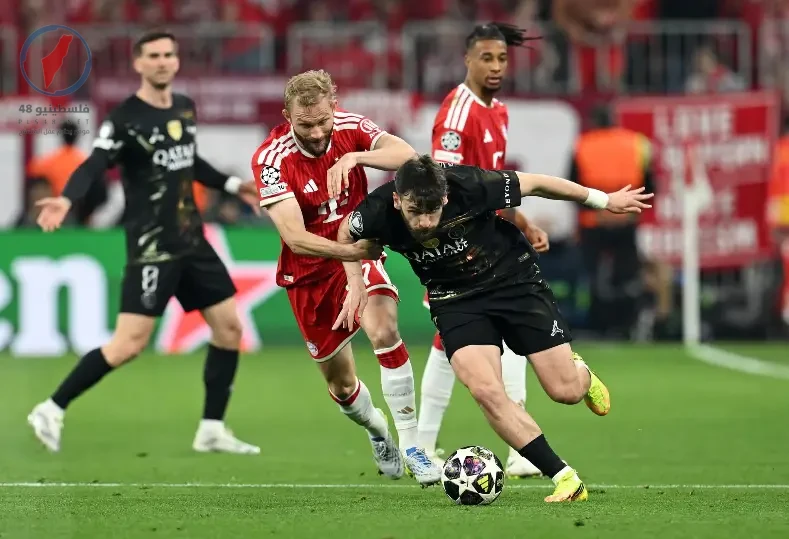 مباراة بايرن ميونخ وباريس سان جيرمان في دوري أبطال أوروبا تنتهي بالتعادل 1-1