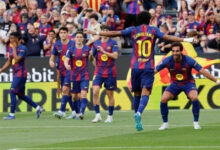 هانز فليك يكشف عن تشكيل برشلونة لمواجهة أوساسونا في الجولة الحالية من الدوري الإسباني