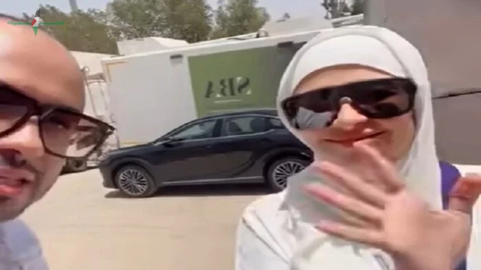 ياسمين عبد العزيز توجه رسالة لجمهورها خلال أداء مناسك الحج فيديو