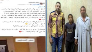 بعد تداول الفيديو.. الكشف عن التفاصيل الكاملة لرفض رجل استلام طفله بالبدرشين