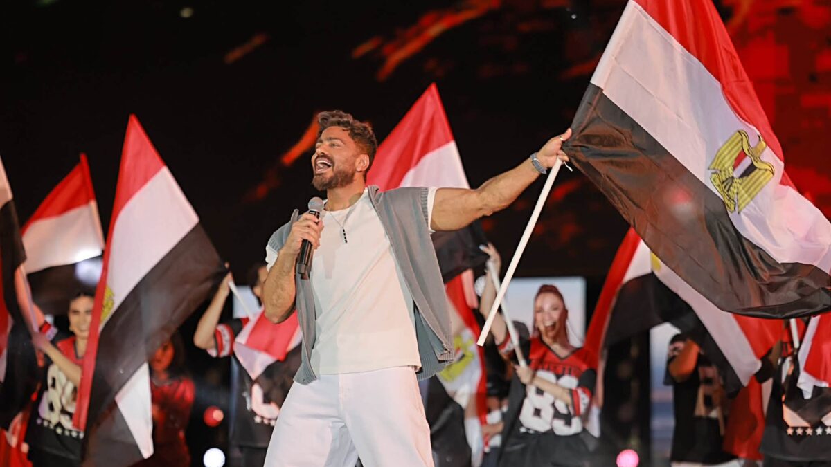 تامر حسني يفتتح فعاليات Egyptian Fan Zone الخاصة بكأس العالم