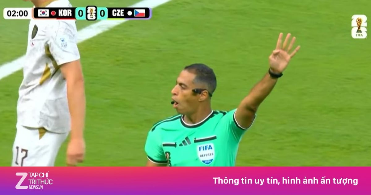 صورة غير مسبوقة في كأس العالم.
