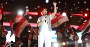 على الكشوطى يكتب: تامر حسنى مرادف للبهجة فى العاصمة الجديدة ‎
