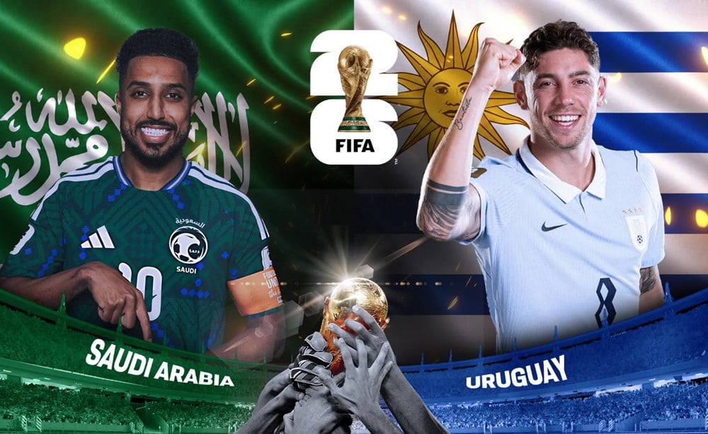 معاينة المباراة: السعودية ضد أوروغواي، الساعة 5:00 صباحاً، 16 يونيو: النصر في متناول اليد.
