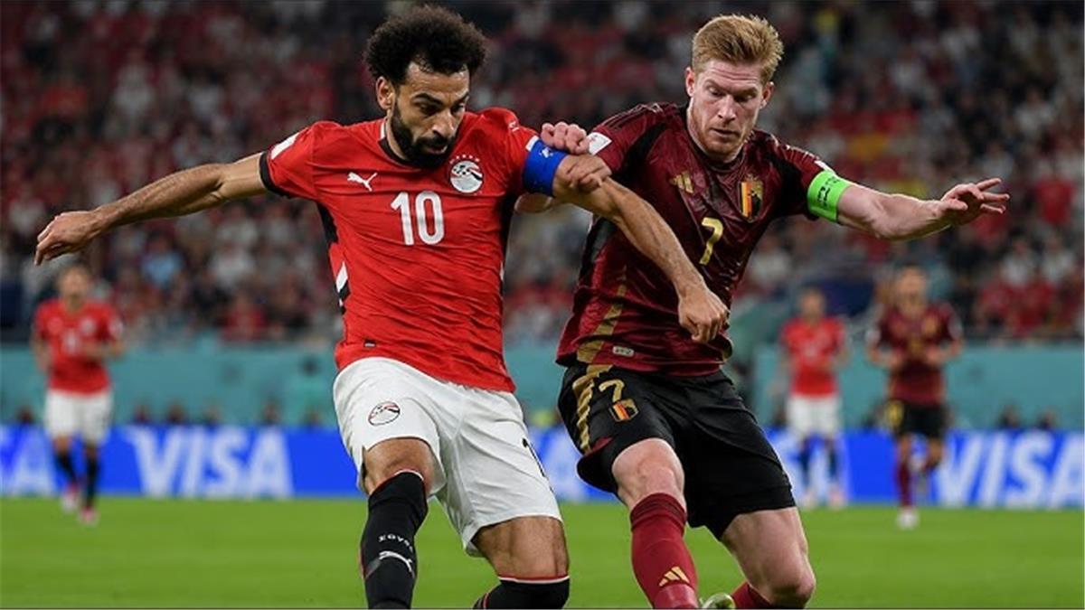 معلقو مباراة مصر وبلجيكا اليوم في كأس العالم