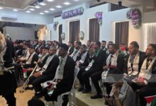 وسط الدمار والنزوح.. زفاف جماعي لـ62 عريساً وعروساً بخان يونس