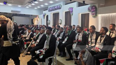 وسط الدمار والنزوح.. زفاف جماعي لـ62 عريساً وعروساً بخان يونس