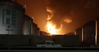 حريق في مصفاة تكرير وبتروكيماويات في غرب إيران