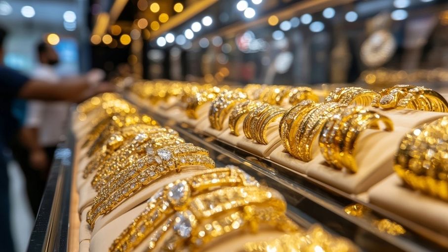 سعر الذهب عيار 21 محليا يتراجع إلى 82.9 ريالا