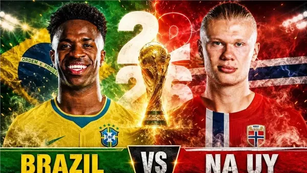موعد مباراة البرازيل والنرويج في ثمن نهائي كأس العالم 2026