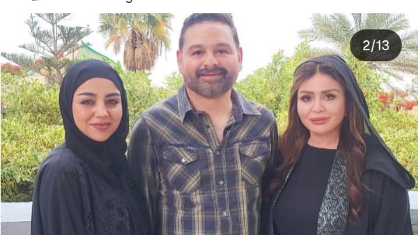 إلهام شاهين و إلهام صفي الدين من كواليس تصوير فيلم الحافي