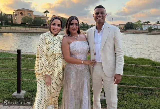 لقطات رومانسية تخطف الأنظار في حفل خطوبة أحمد ماجد وسط أجواء عائلية