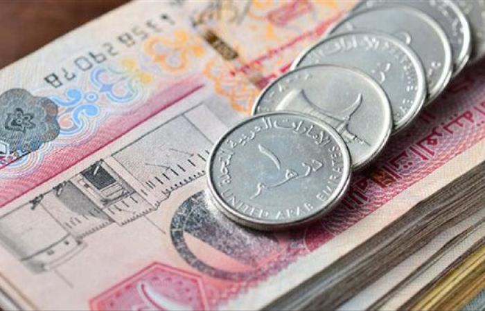 الدرهم الاماراتي يسجل 13.98 جنيها للبيع في البنك الاهلي مساء اليوم الأحد