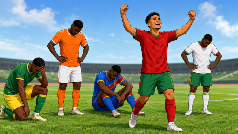 اللحظات الأخيرة لكرة القدم الأفريقية في دور الـ32 من كأس العالم 2026: فرحة واحدة، وأربع أحزان.