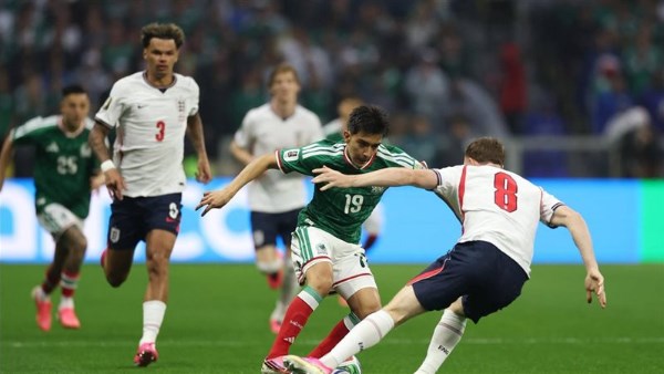 شاهد أهداف مباراة انجلترا والمكسيك .. الأسود الثلاثة إلى دور الـ 8 بكأس العالم
