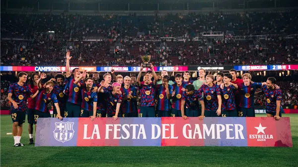 ملخص وأهداف الشوط الأول لمباراة برشلونة وأتلتيك بيلباو في الدوري الإسباني