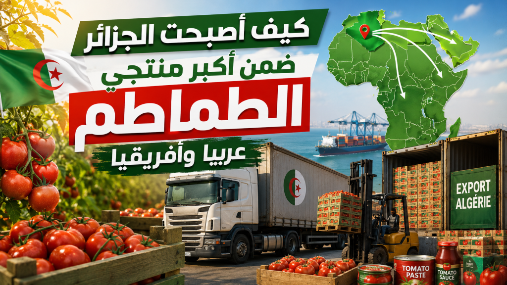 كيف أصبحت الجزائر من بين أكبر منتجي الطماطم في العالم العربي وأفريقيا