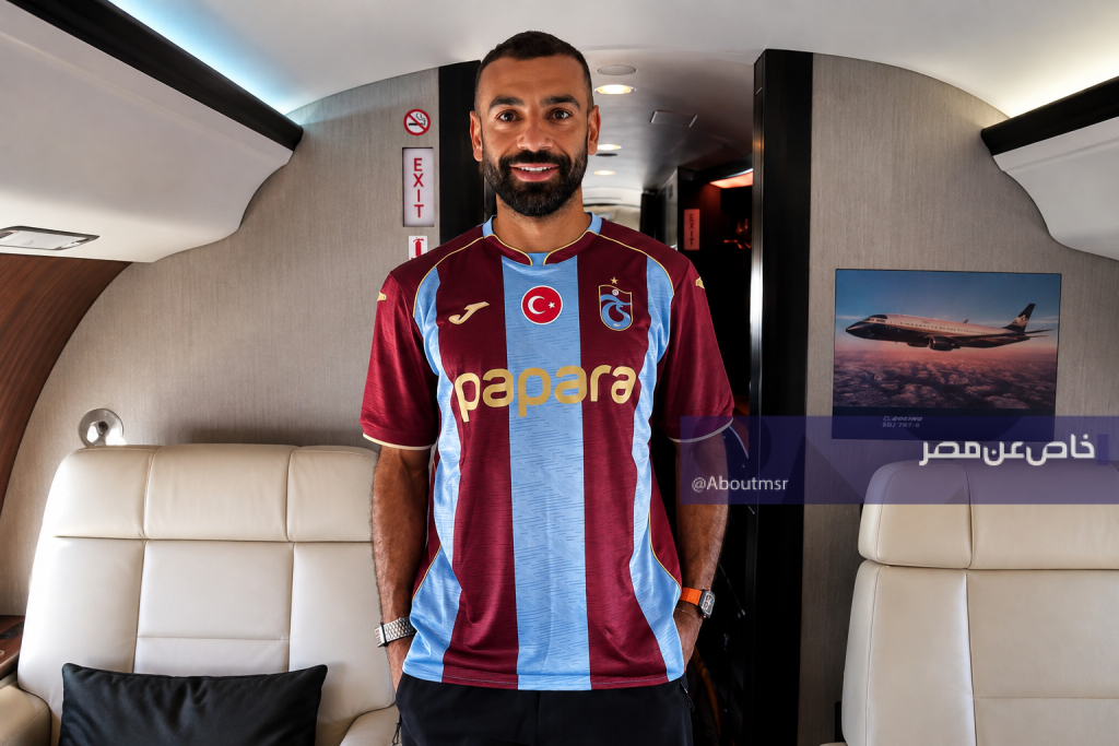 بالصور رقم قميص محمد صلاح في طرابزون التركي بعد صفقة الـ 17 مليون يورو