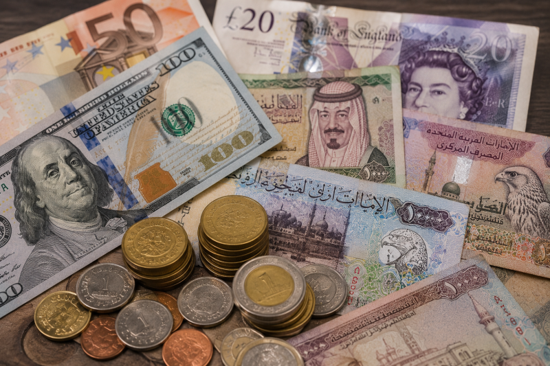 أسعار العملات اليوم السبت 8 أغسطس 2026.. الدولار واليورو والريال السعودي مقابل الجنيه